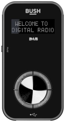 Bush Personal DAB Radio - Black.